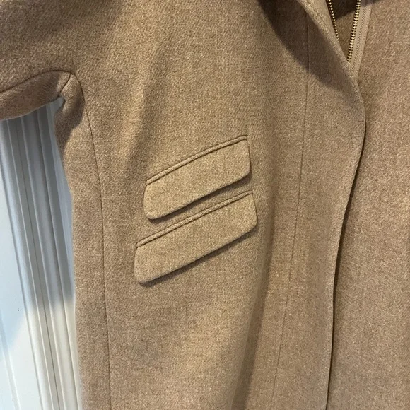 Women’s TAN wool coat NWT - size 24 - J.Crew - Picture 6 of 11